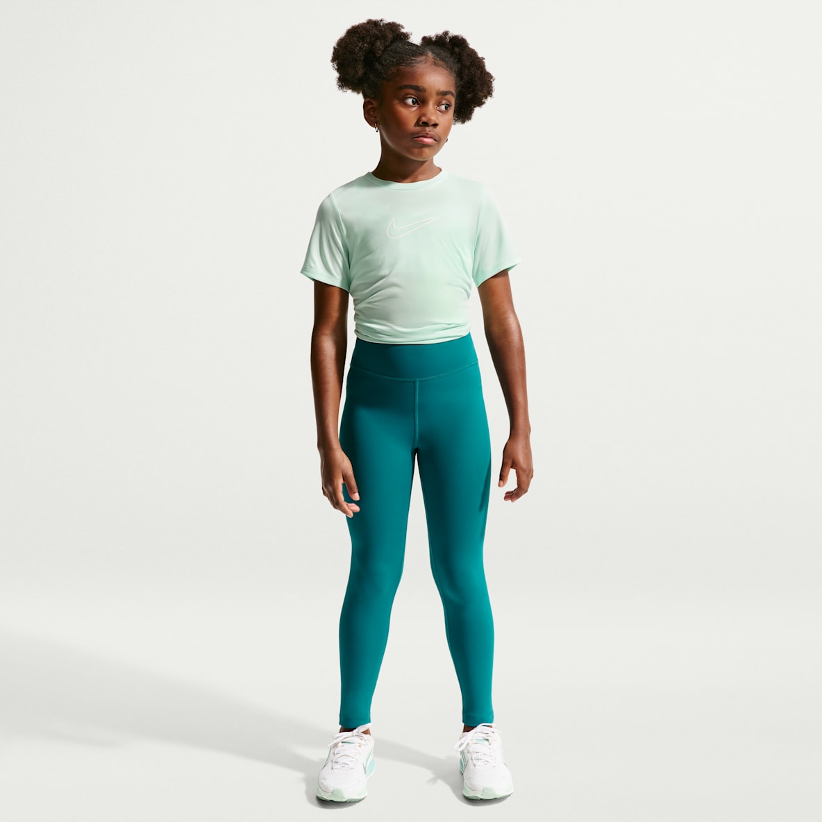 Nike One Older Kids' (Girls') Dri-FIT High-Waisted Leggings