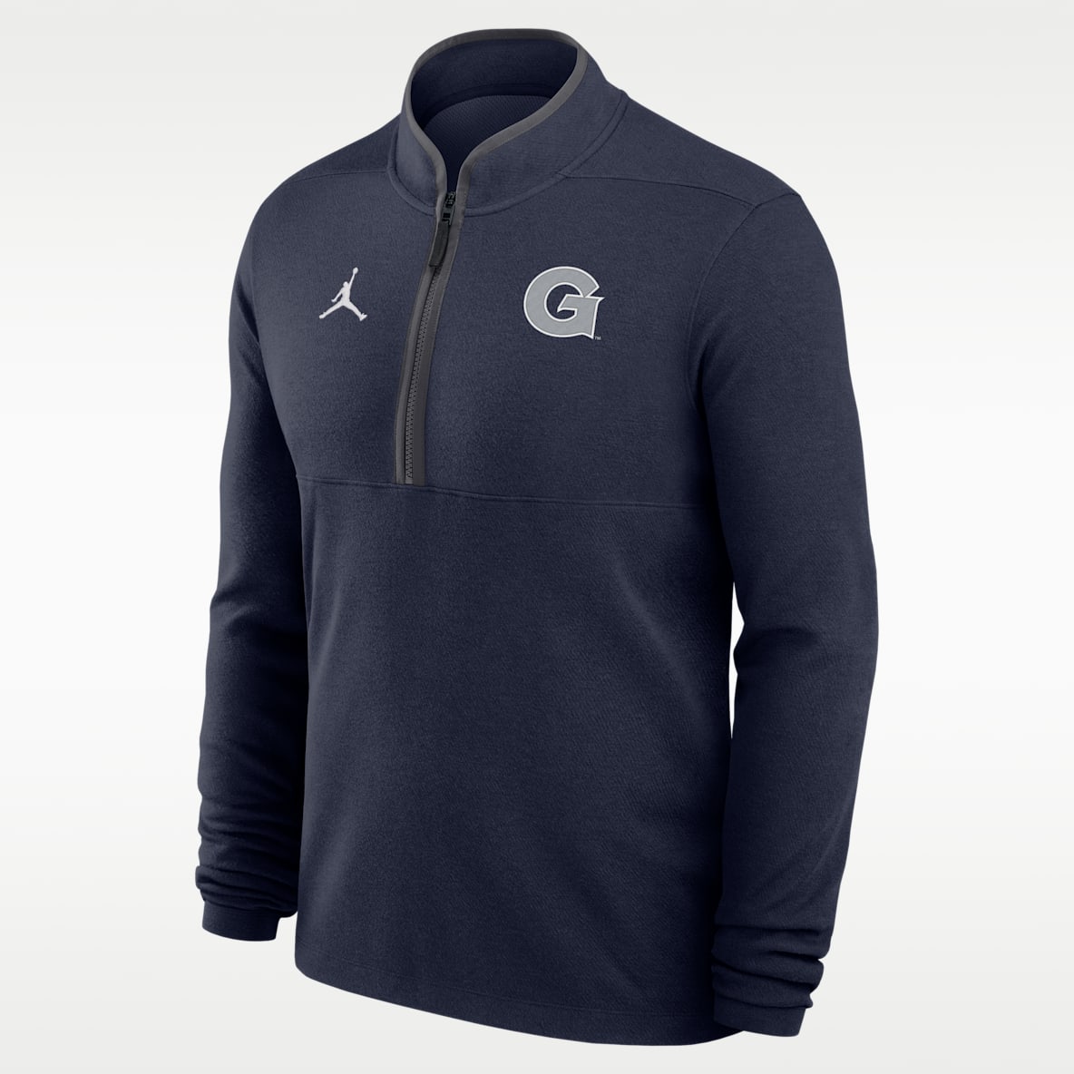 Georgetown Hoyas Victory Men's Jordan Brand Dri-FIT Quarter-Zip College Top