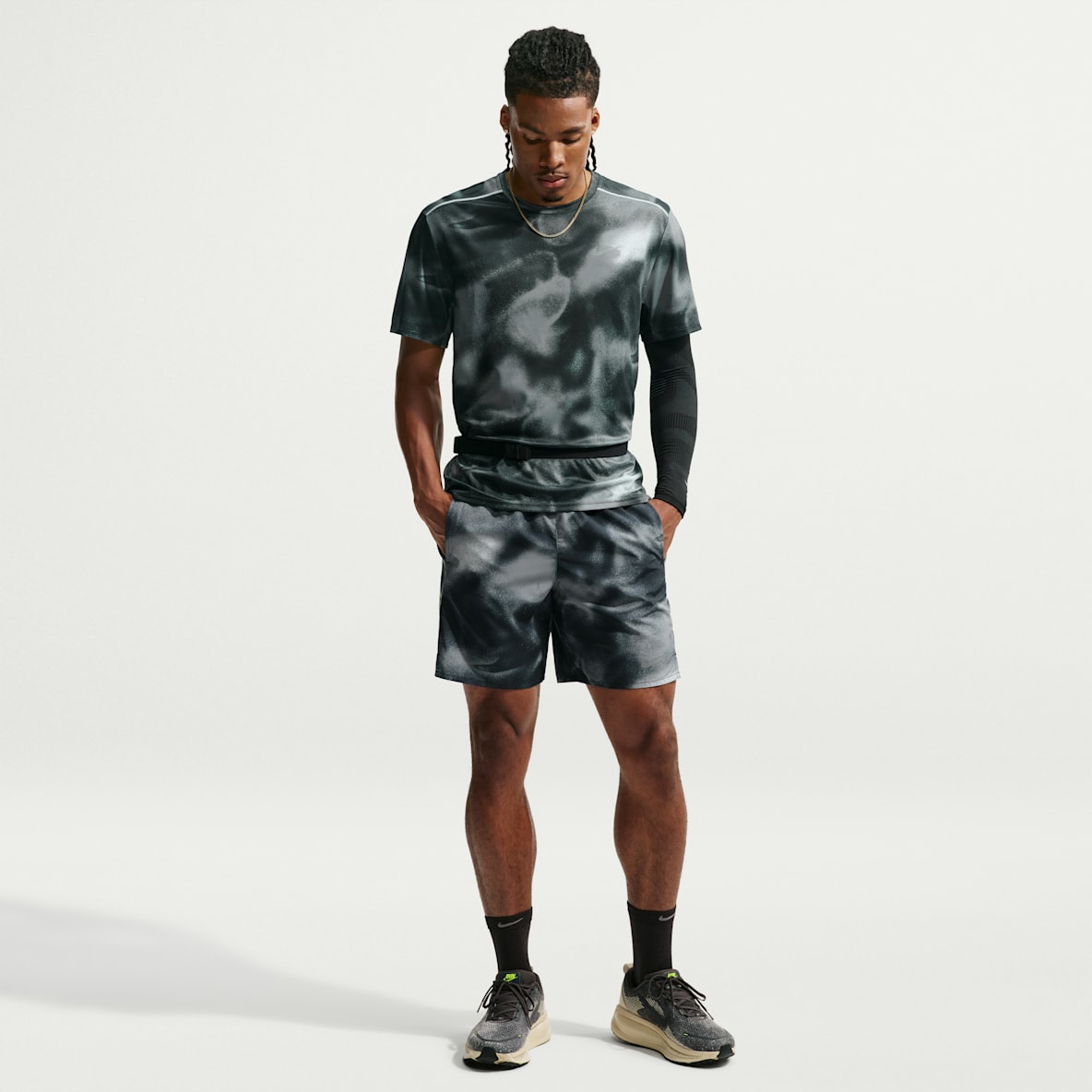 Nike Miler Dri-FIT fôret løpeshorts til herre (18 cm)