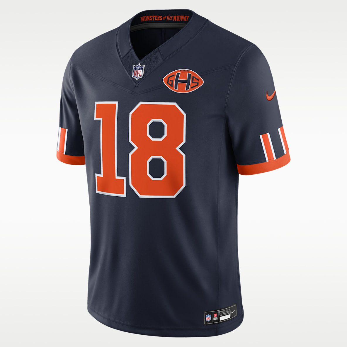 Caleb Williams Chicago Bears Rivalries Collection Men's Nike Dri-FIT NFL Limited Jersey