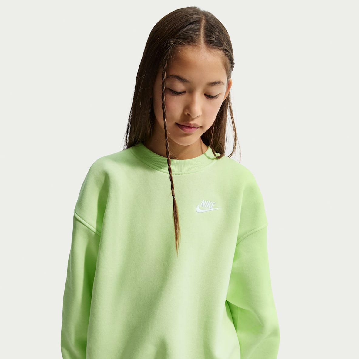 Nike Sportswear Club Fleece Big Kids' Oversized Sweatshirt
