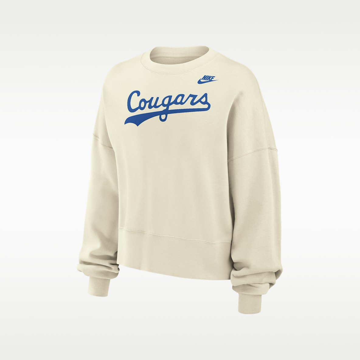 BYU Cougars Phoenix Fleece Women's Nike Football Crew-Neck Sweatshirt