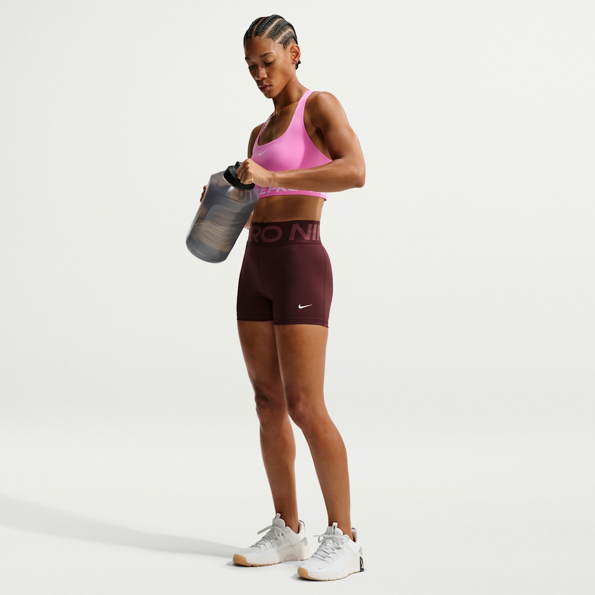 Nike Pro Sculpt Shorts da ciclista 8 cm a vita alta – Donna