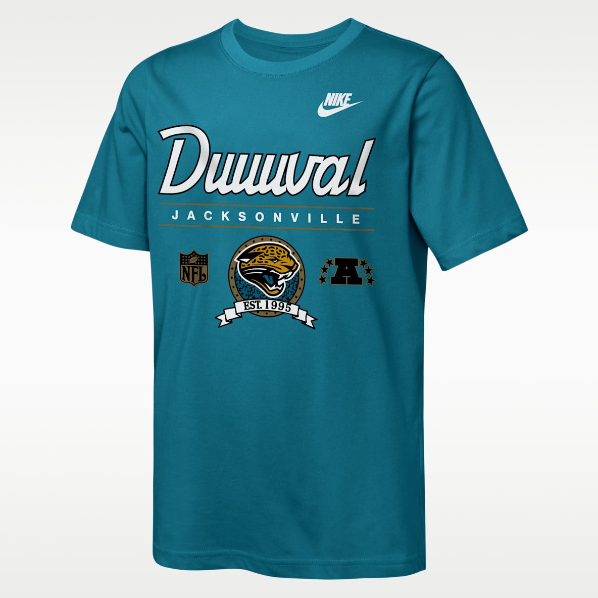 Jacksonville Jaguars Rewind Hometown Slub Big Kids' Nike Dri-FIT NFL T-Shirt