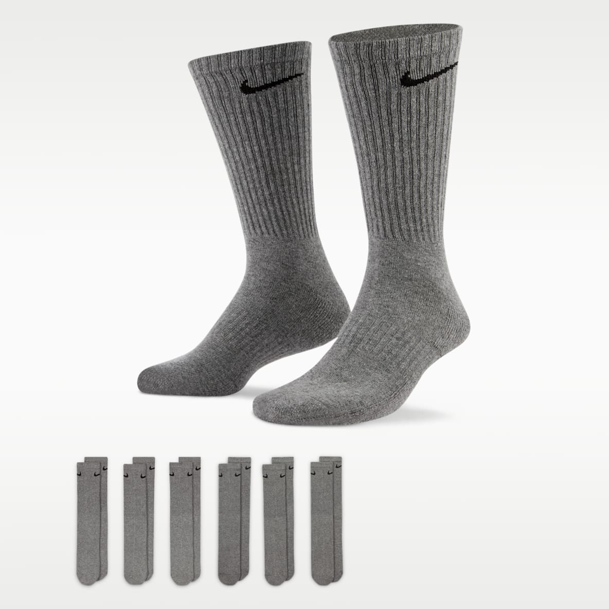Nike Everyday Cushioned Meias de treino (6 pares)
