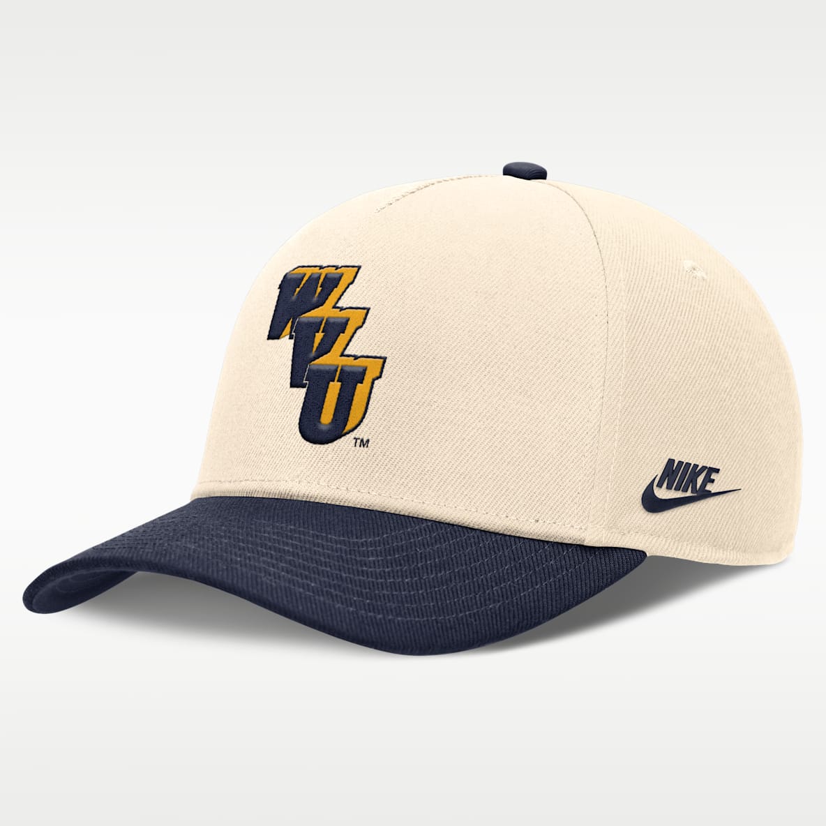 West Virginia Primetime Rise Academic Men's Nike Dri-FIT College Adjustable Hat
