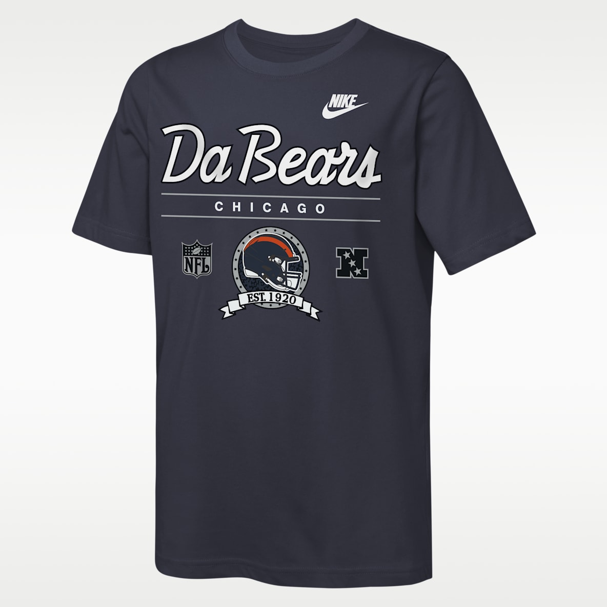 Chicago Bears Rewind Hometown Slub Big Kids' Nike Dri-FIT NFL T-Shirt