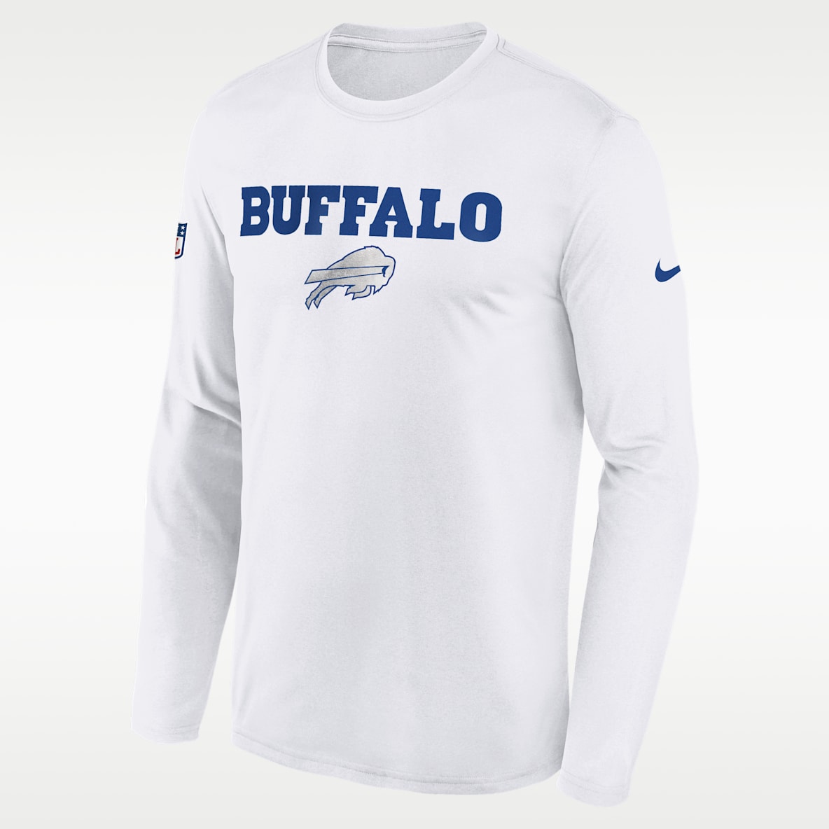 Buffalo Bills Rivalry Sideline Legend Big Kids' Nike Dri-FIT NFL Long-Sleeve T-Shirt