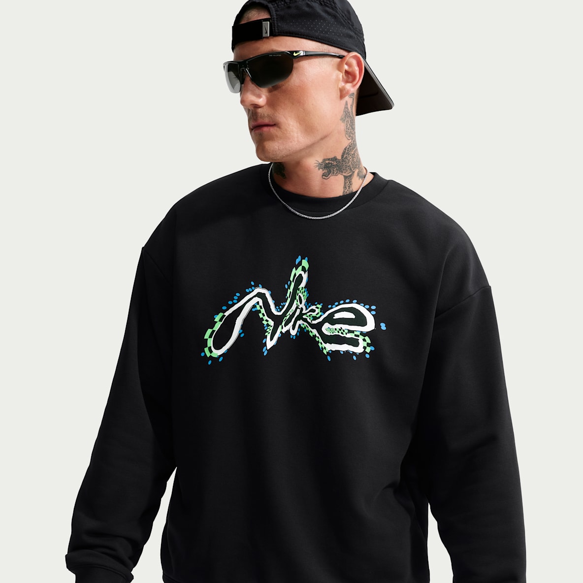 Nike Miler Sudadera de correr de French Terry Dri-FIT con gráfico para hombre