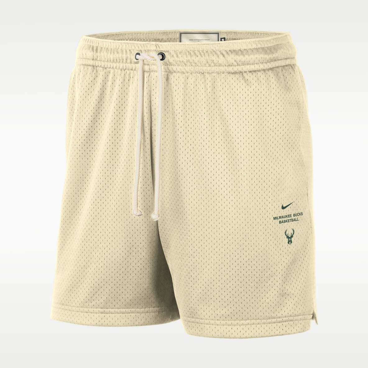 Milwaukee Bucks Standard Issue Short de basket Dri-FIT en mesh 13 cm pour homme