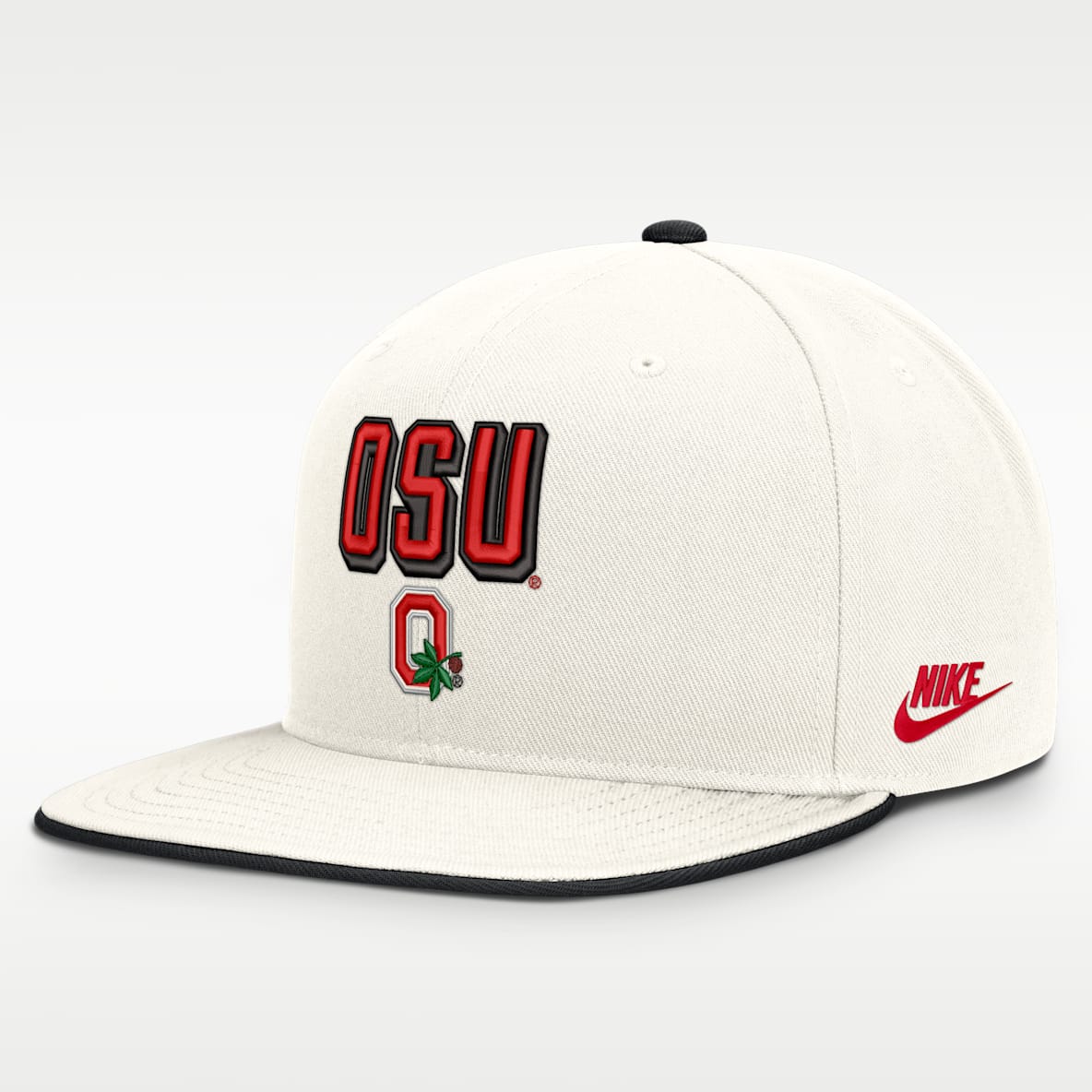 Ohio State Legacy Letter & Mascot Pro Men's Nike Dri-FIT College Adjustable Hat