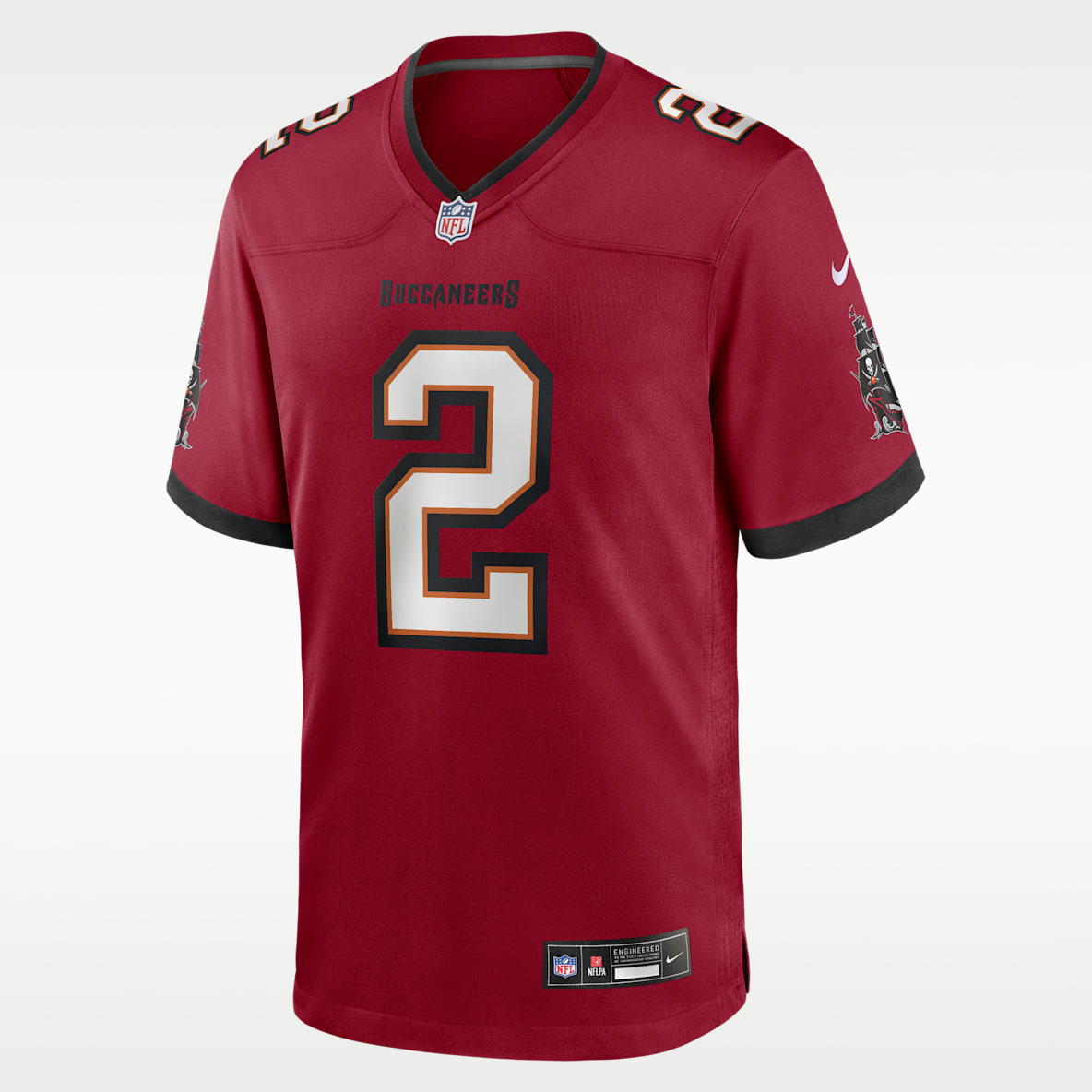 Emeka Egbuka de los Tampa Bay Buccaneers Jersey Nike de la NFL Game para hombre