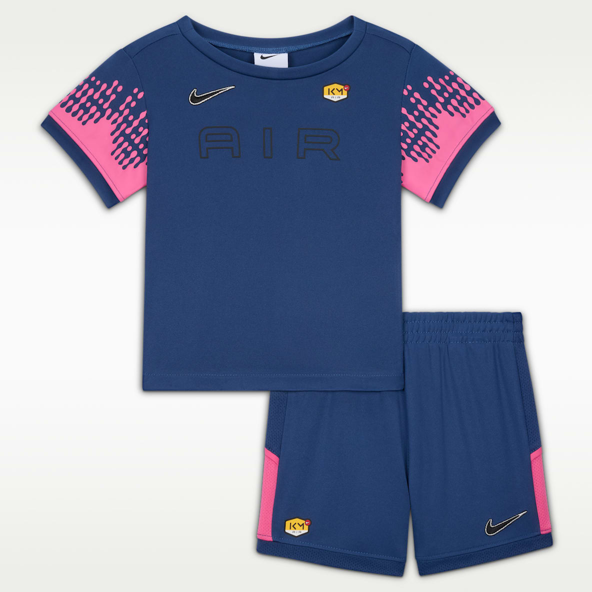 Kylian Mbappé Dwuczęściowy zestaw ze spodenkami dla niemowląt Dri-FIT ACD25 (12–24 M)