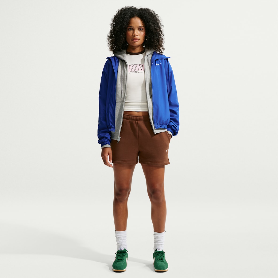 Nike Studio Fleece Medium Weight Shorts a vita media – Donna