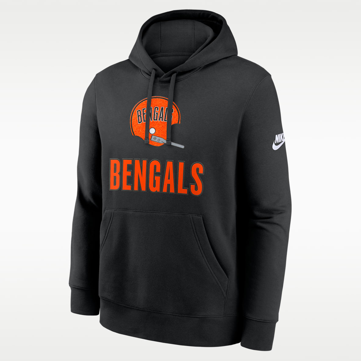 Cincinnati Bengals Best Season Rewind Club Sudadera con gorro sin cierre Nike de la NFL para hombre