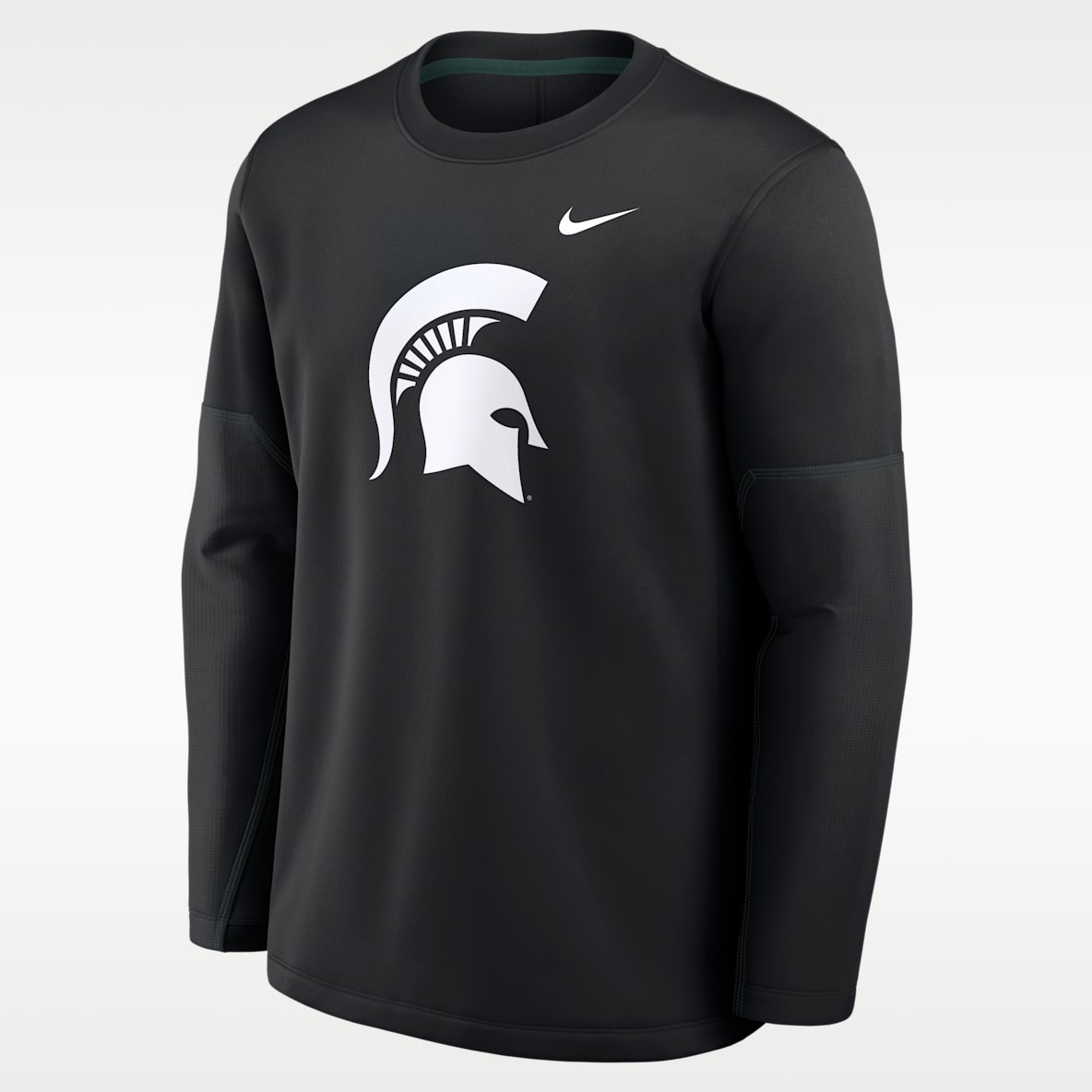 Michigan State Sideline Coaches Men's Nike Therma-FIT College Long-Sleeve T-Shirt
