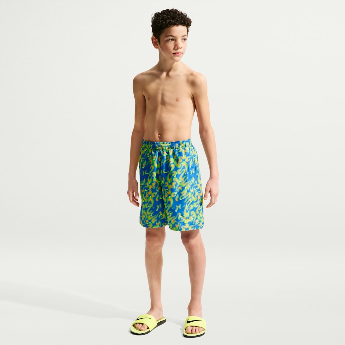 Nike Swim Breaker Big Kids' (Boys') 7" Brief-Lined Volley Short