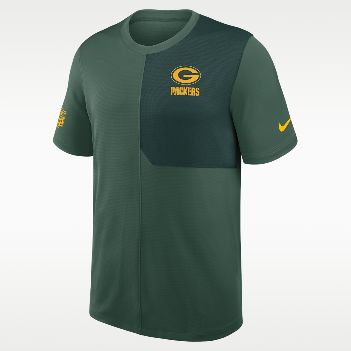 Green Bay Packers Sideline Coach Playera Nike Dri-FIT de la NFL para hombre