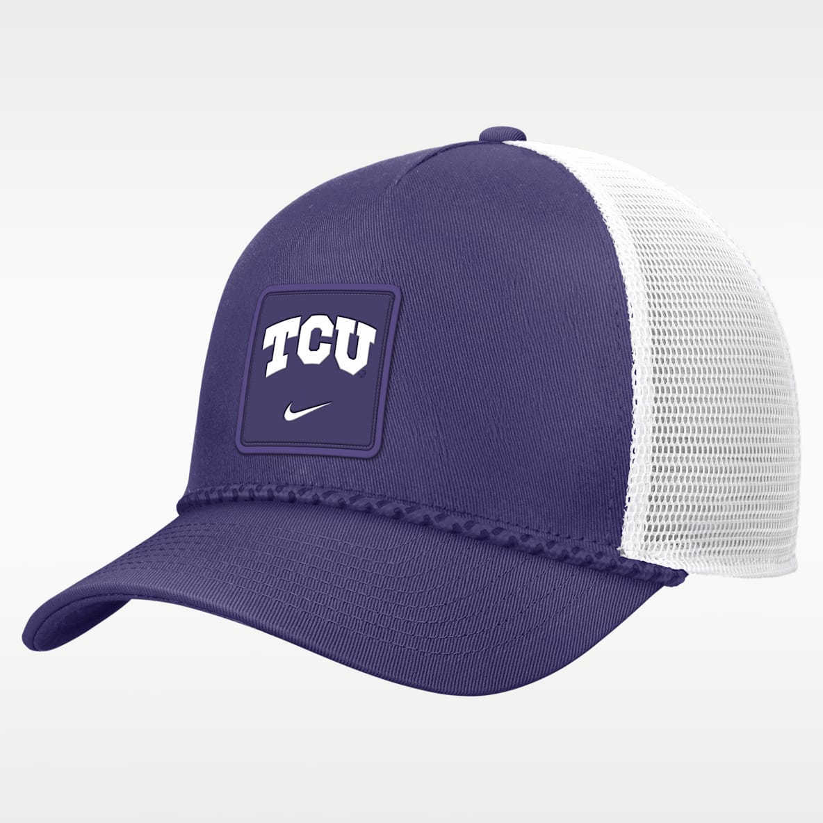 TCU Sideline Rope Men's Nike College Trucker Adjustable Hat