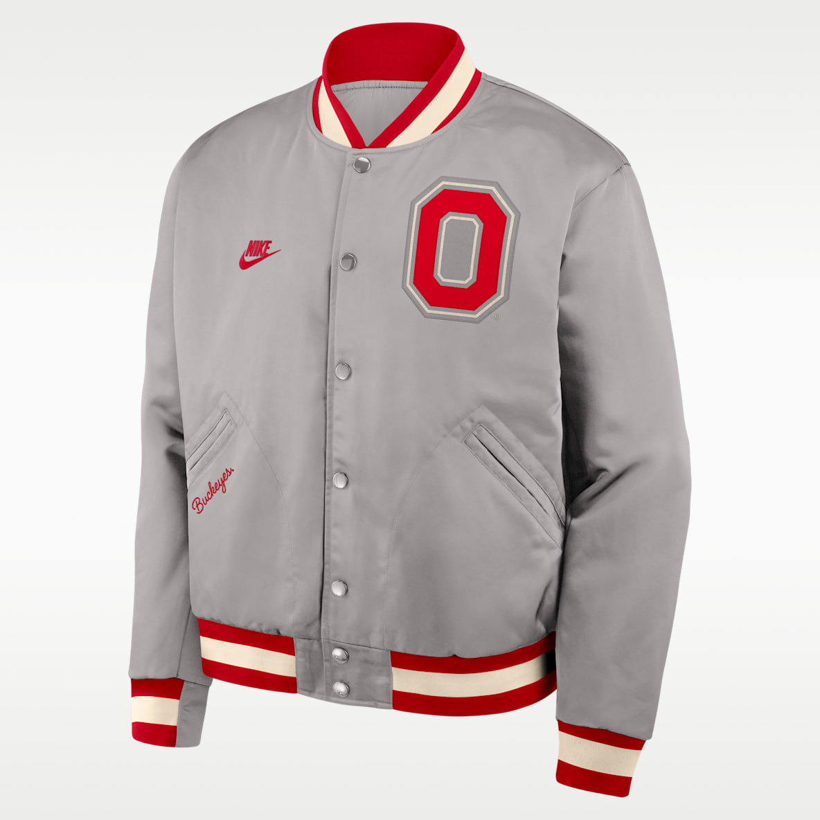Ohio State Legacy Men's Nike College Full-Snap Bomber Jacket