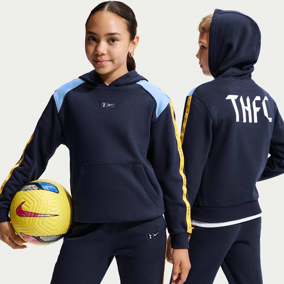 Tottenham Hotspur City Side Nike Soccer kapucnis polárpulóver nagyobb gyerekeknek