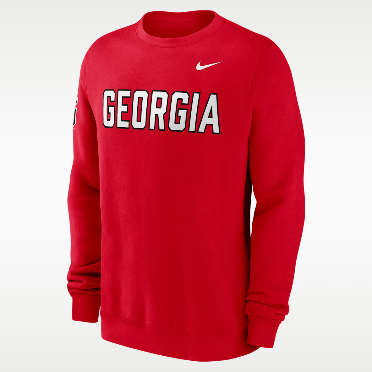Georgia Sideline Club Men's Nike College Pullover Crew