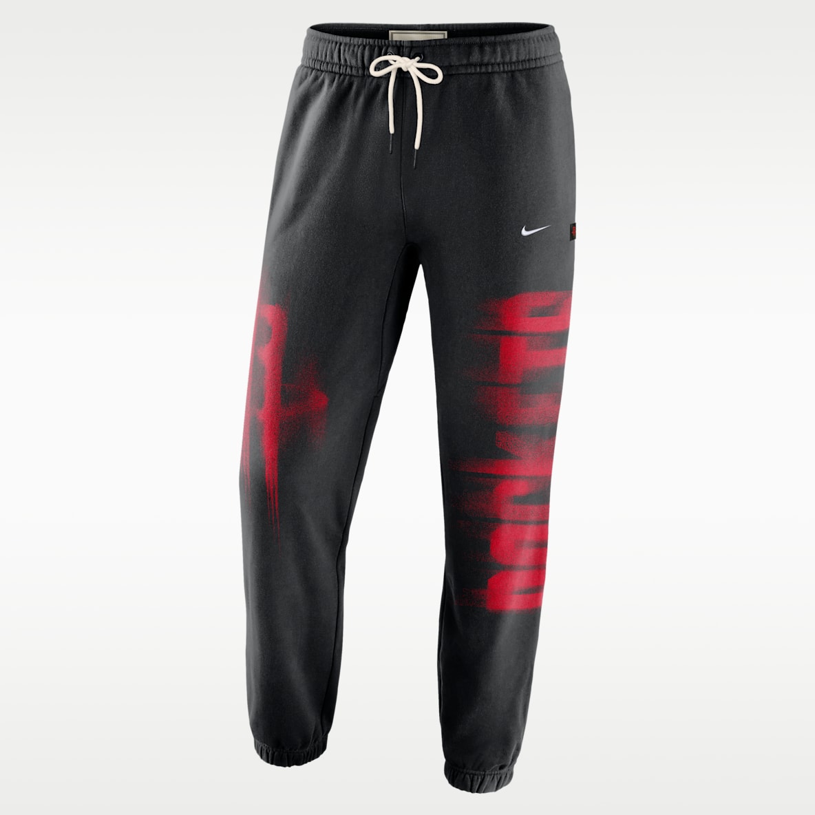 Houston Rockets Standard Issue Pants de básquetbol de tejido Fleece Therma-FIT para hombre