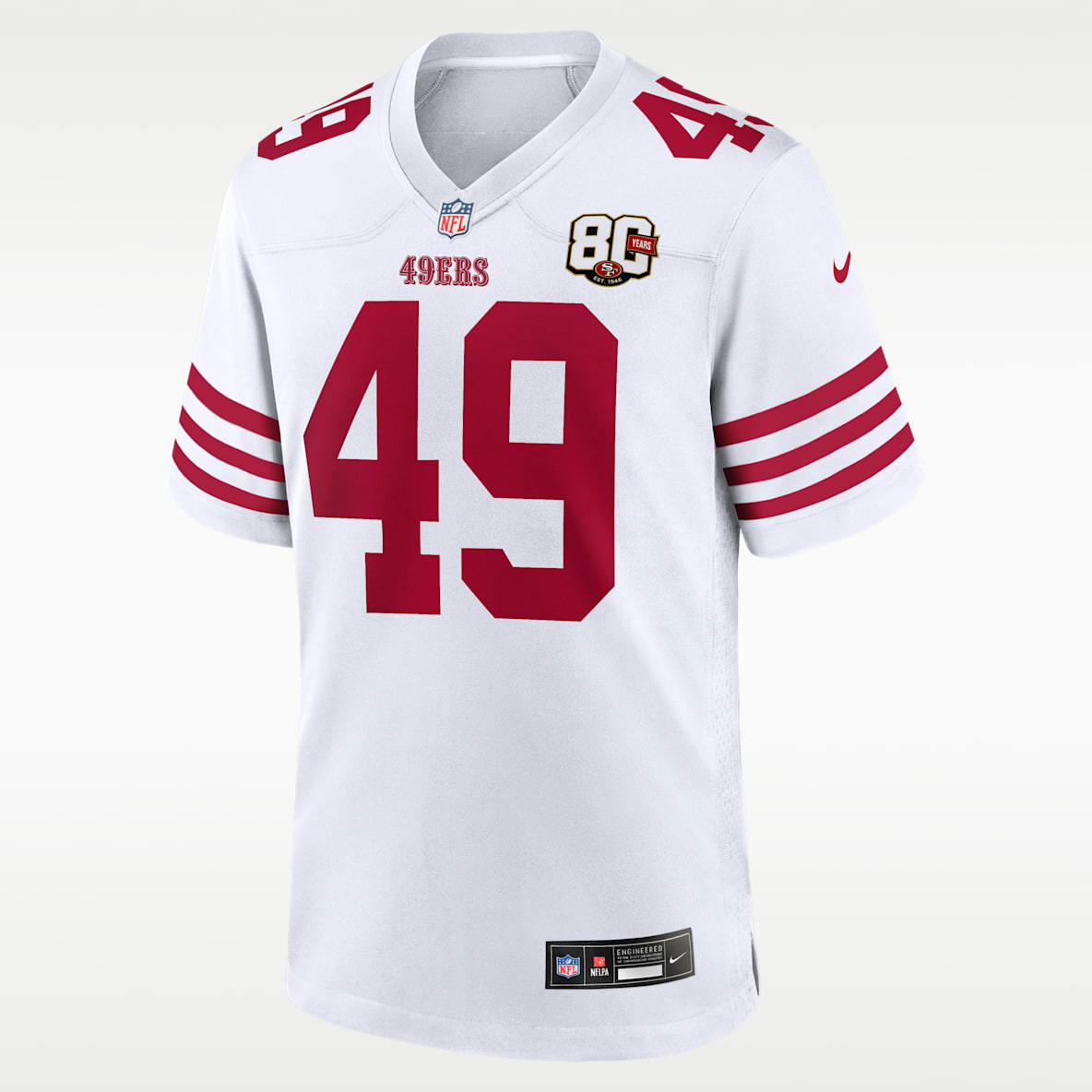 The Faithful San Francisco 49ers 80th Anniversary Men's Nike NFL Game Jersey