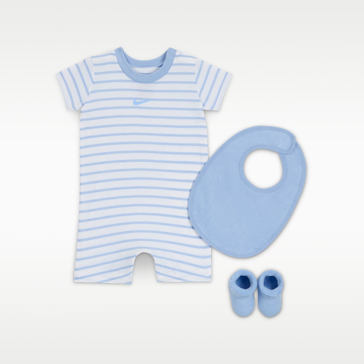 Nike Baby 3-Piece Romper and Terry Set