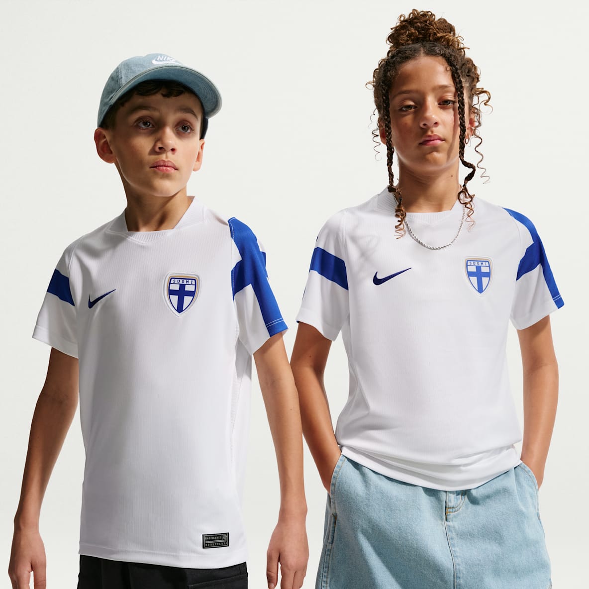 Finland 2026 Stadium Away Big Kids' Nike Dri-FIT Soccer Replica Jersey