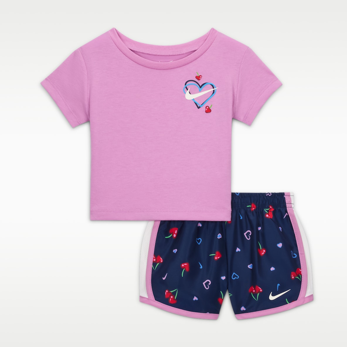 Nike Cherry Baby (12-24M) 2-Piece Printed Tempo Set