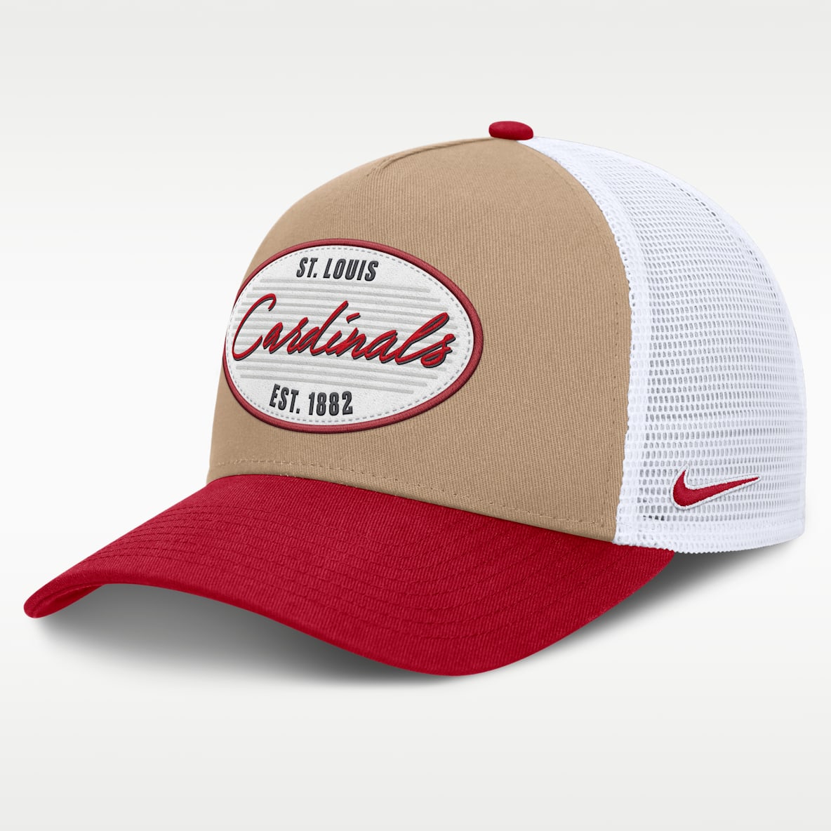 St. Louis Cardinals Rise Men's Nike MLB A-Frame Trucker Adjustable Hat