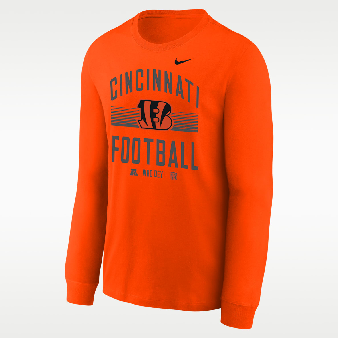 Cincinnati Bengals Hometown Big Kids' Nike NFL Long-Sleeve T-Shirt