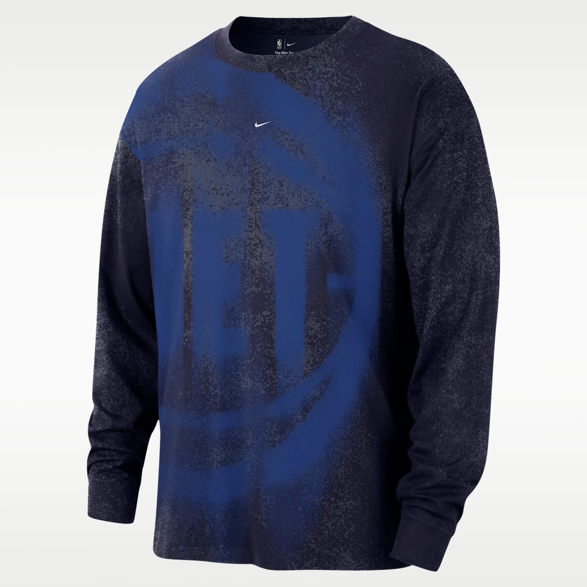 Detroit Pistons Essential Anthem Men's Long-Sleeve Basketball T-Shirt