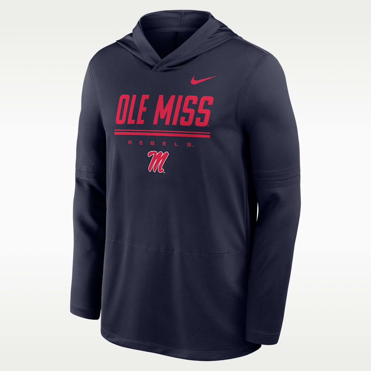 Nike College (Ole Miss) Men's Dri-FIT Lightweight Hoodie