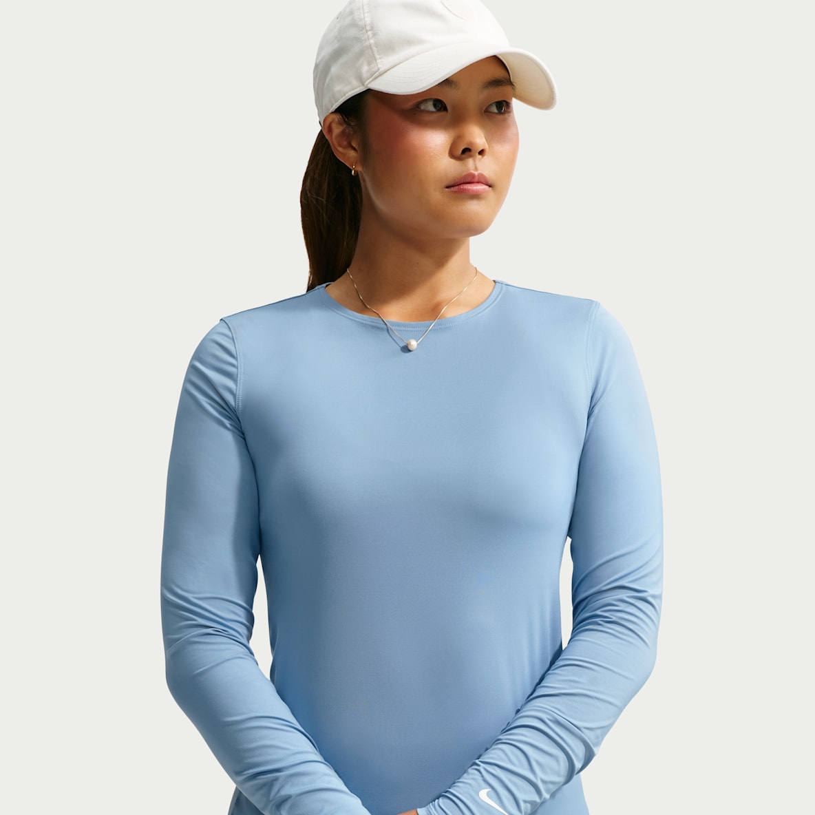 Nike Golf Club Playera de golf de manga larga Dri-FIT UV para mujer