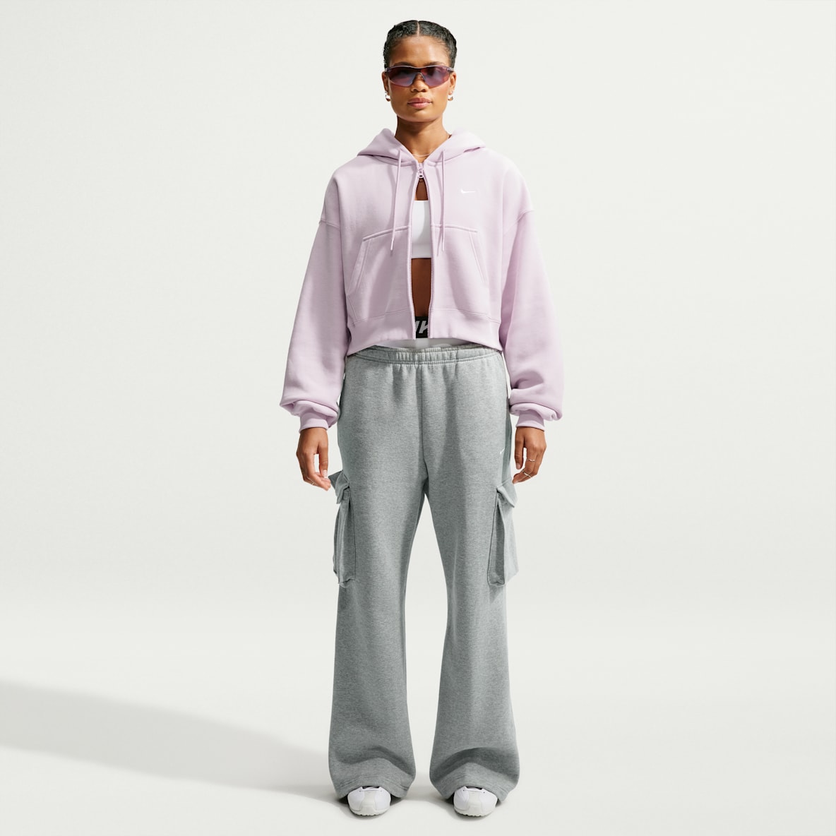 Nike Studio Fleece Medium Weight Women's Oversized High-Rise Cargo Pants