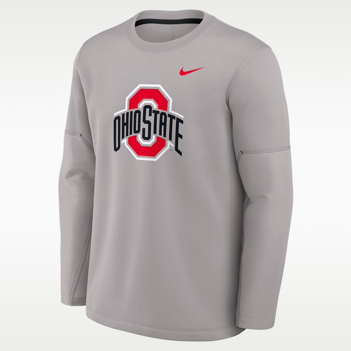 Ohio State Sideline Coaches Men's Nike Therma-FIT College Long-Sleeve T-Shirt
