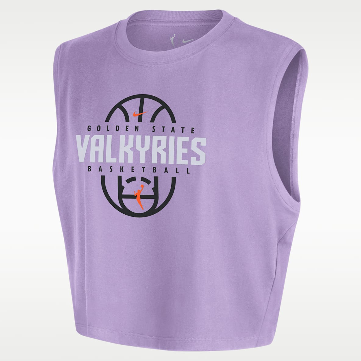 Golden State Valkyries Nike Women's WNBA Authentic Sleeveless Cropped T-Shirt