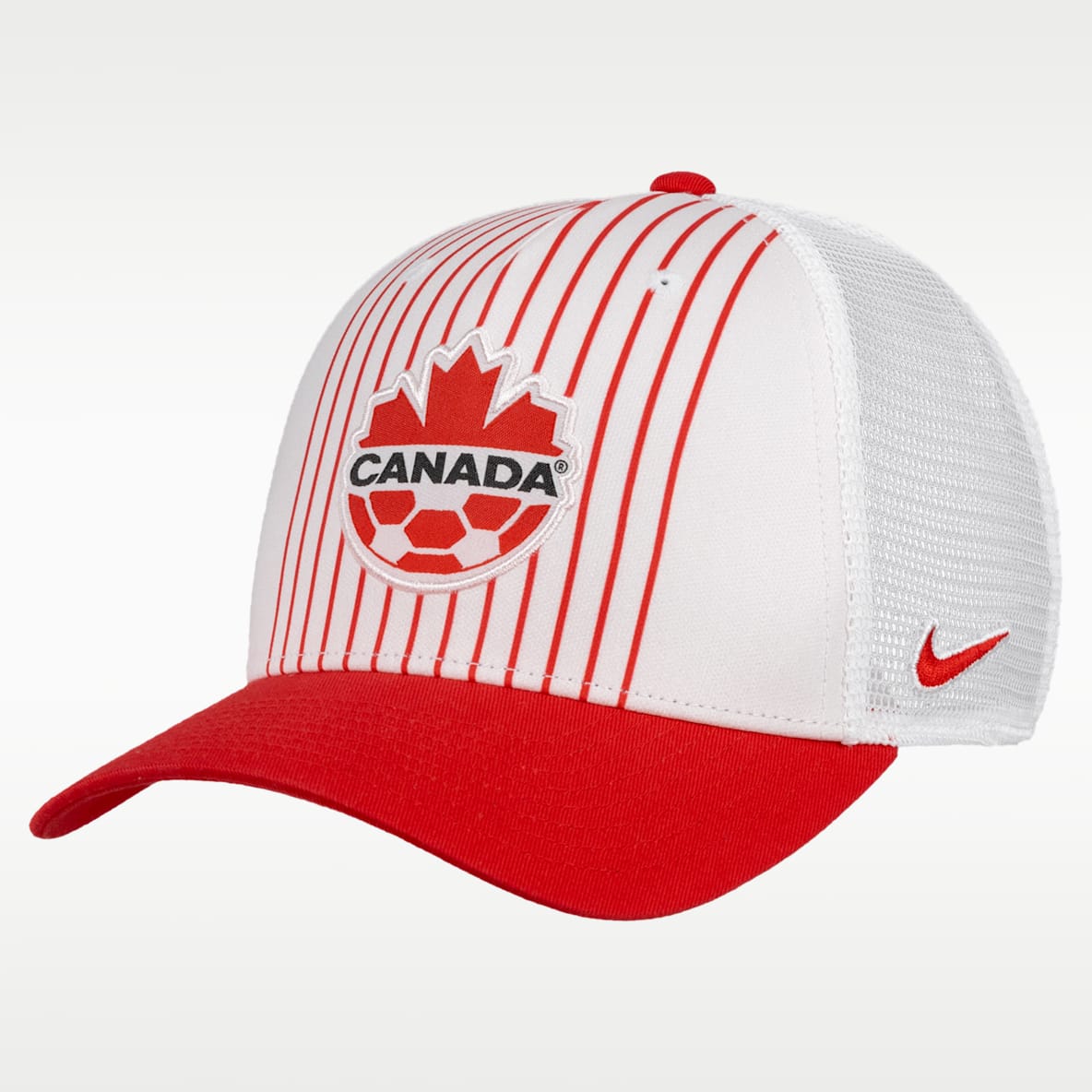 Canada Rise Gorra de rejilla de fútbol Nike ajustable con estructura