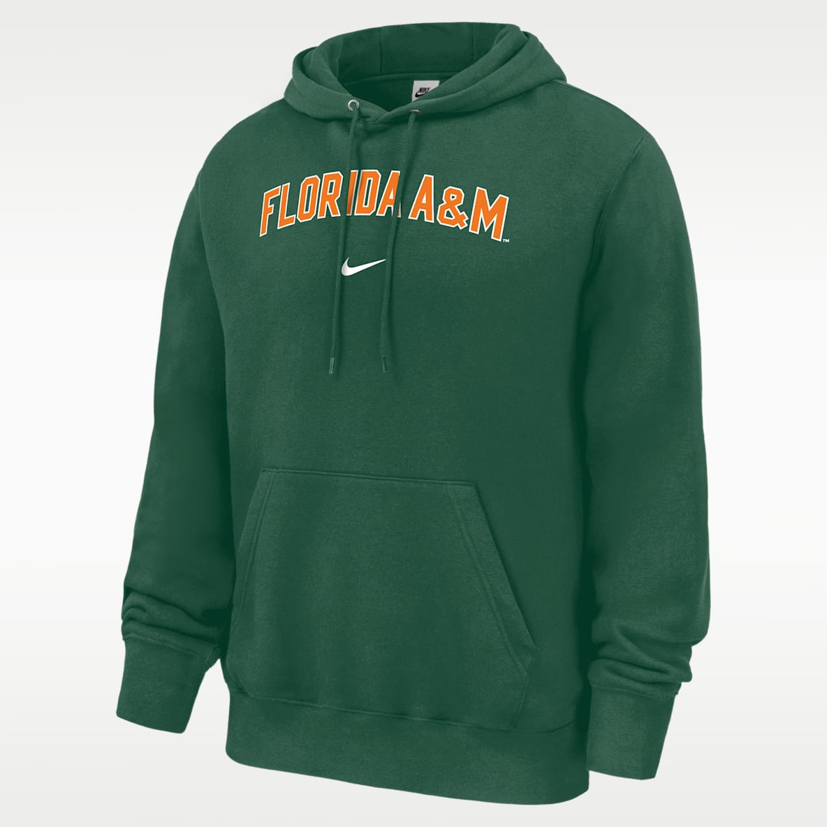 Nike College (Florida A&M University) Sudadera con gorro sin cierre Club Fleece para hombre