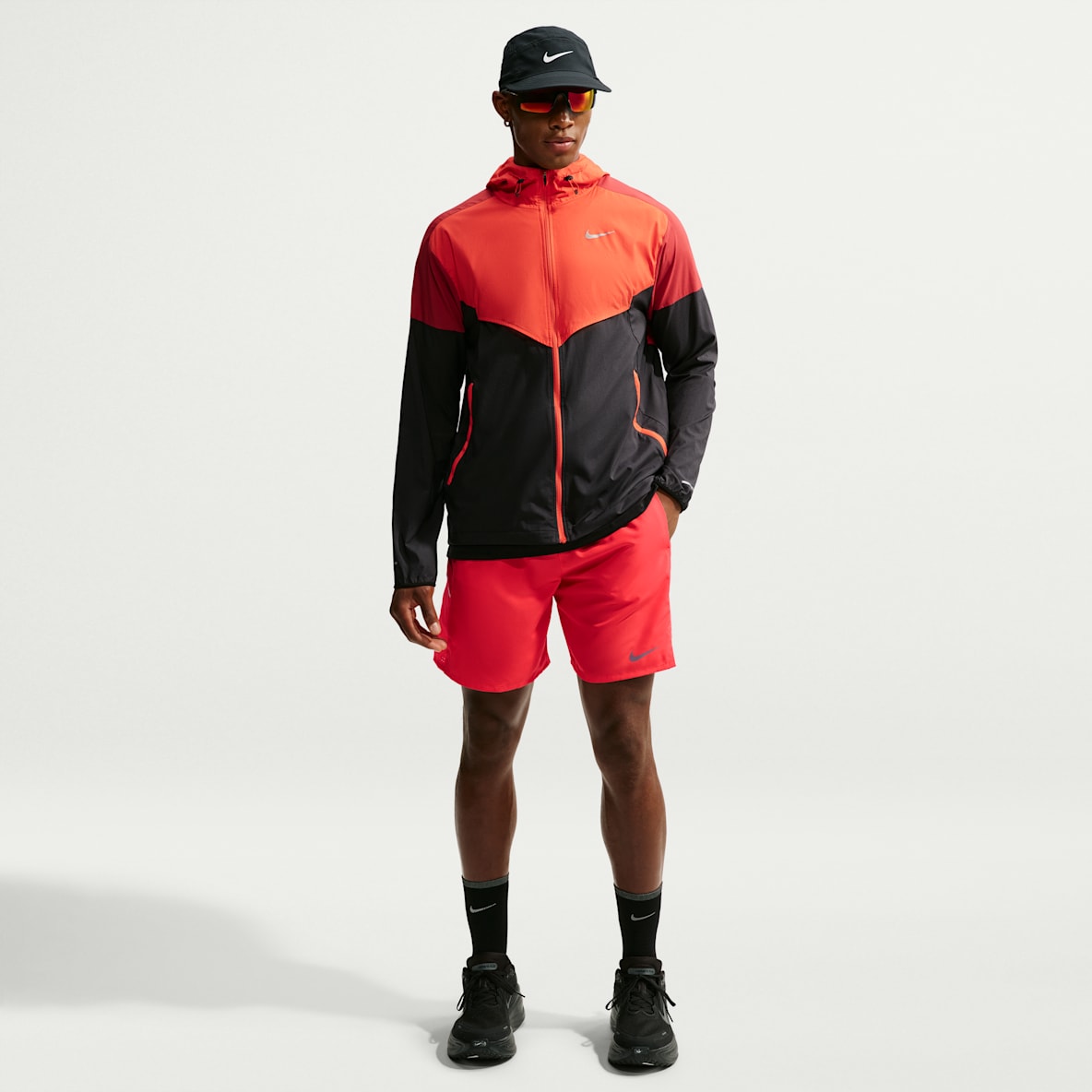 Nike Miler Calções de running forrados com slips de 18 cm Dri-FIT para homem