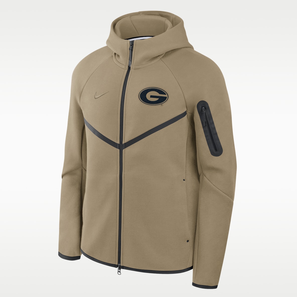 Georgia Tech Fleece Windrunner Men's Nike College Full-Zip Hooded Jacket