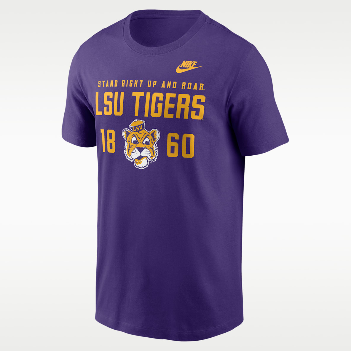 LSU Legacy Stacked Est Men's Nike College T-Shirt