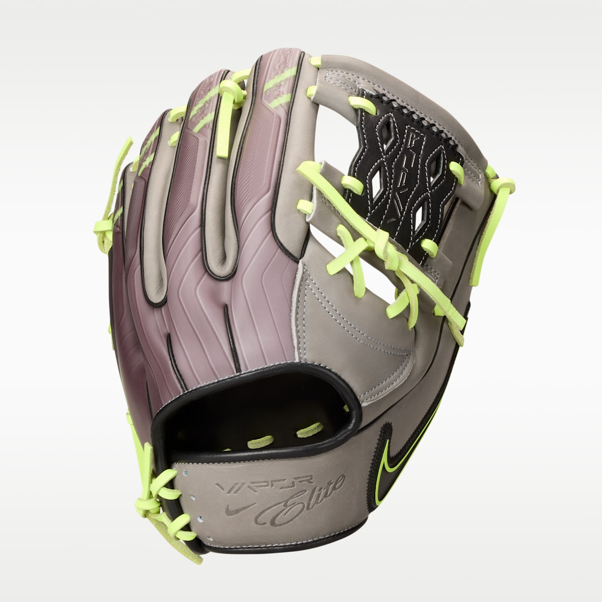 Nike Vapor Elite Guante de béisbol con red Snake-Eyes para jugadores del cuadro interior (mano derecha)