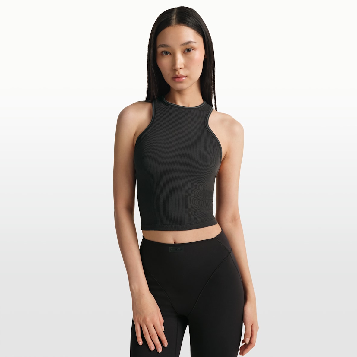 NikeSKIMS Ribbed Seamless Racerneck-tanktop