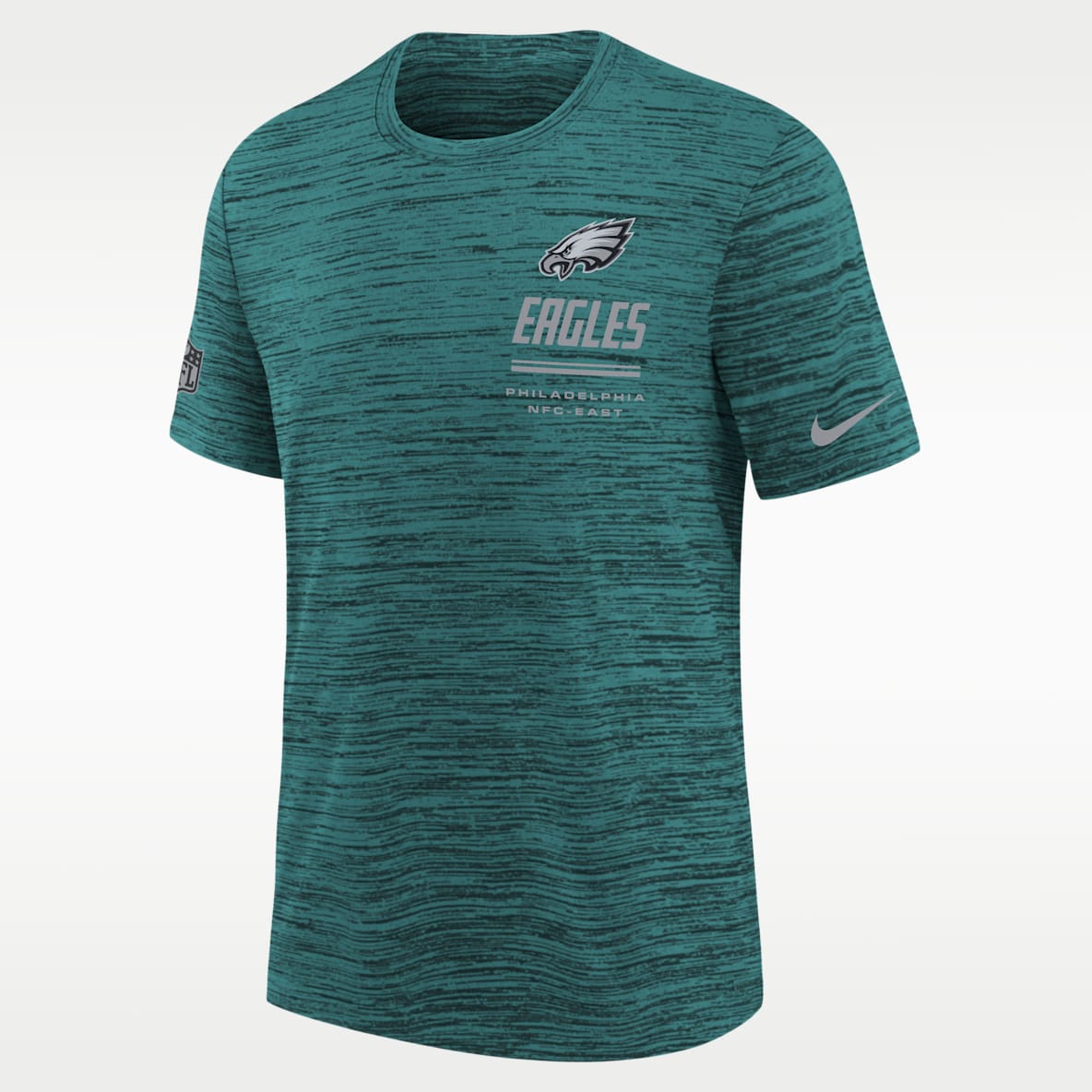 Philadelphia Eagles Sideline Team Issue Velocity Big Kids' Nike Dri-FIT NFL T-Shirt