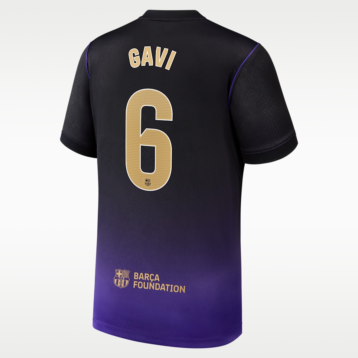 Gavi Barcelona 2026/27 Stadium Away Kobe Big Kids' Nike Dri-FIT Soccer Jersey