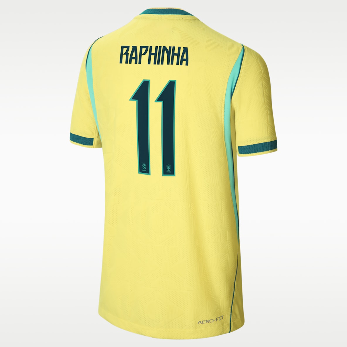 Raphinha Brazil National Team 2026 Match Home Big Kids' Nike Aero-FIT Soccer Jersey