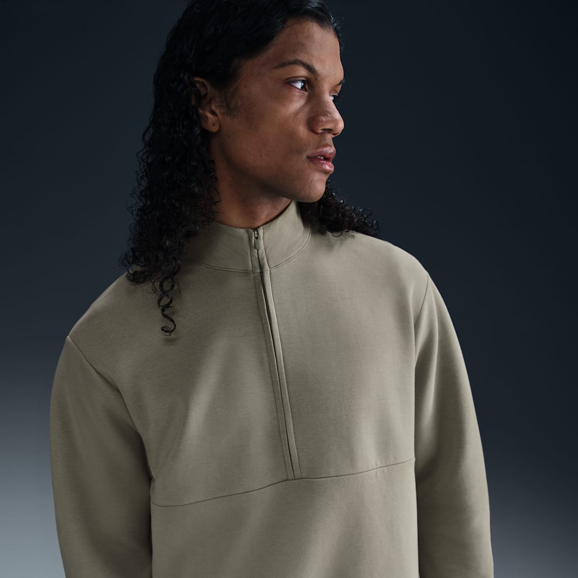 Nike 24.7 ImpossiblySoft Parte de arriba Dri-FIT con media cremallera para hombre